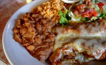 Chicken enchiladas
