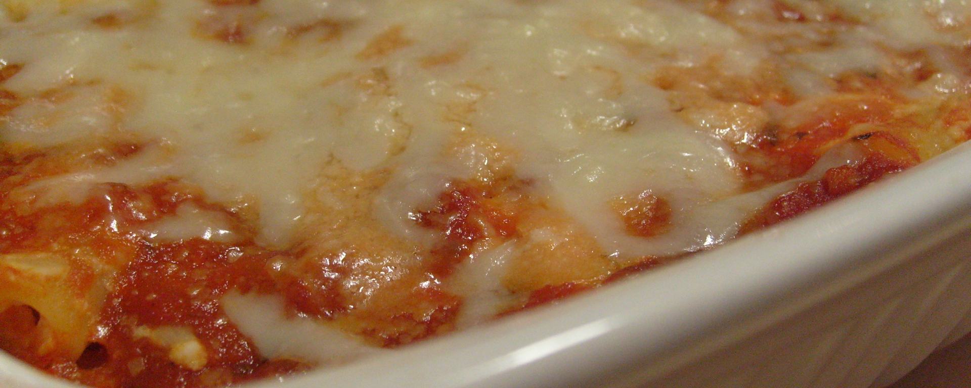 Pizza casserole baked ziti
