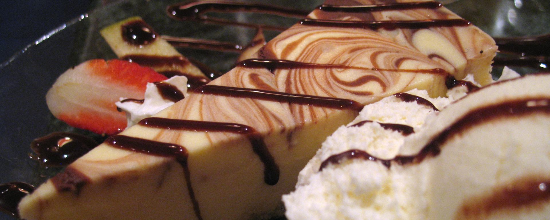 Marble cheesecake