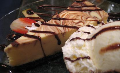 Marble cheesecake