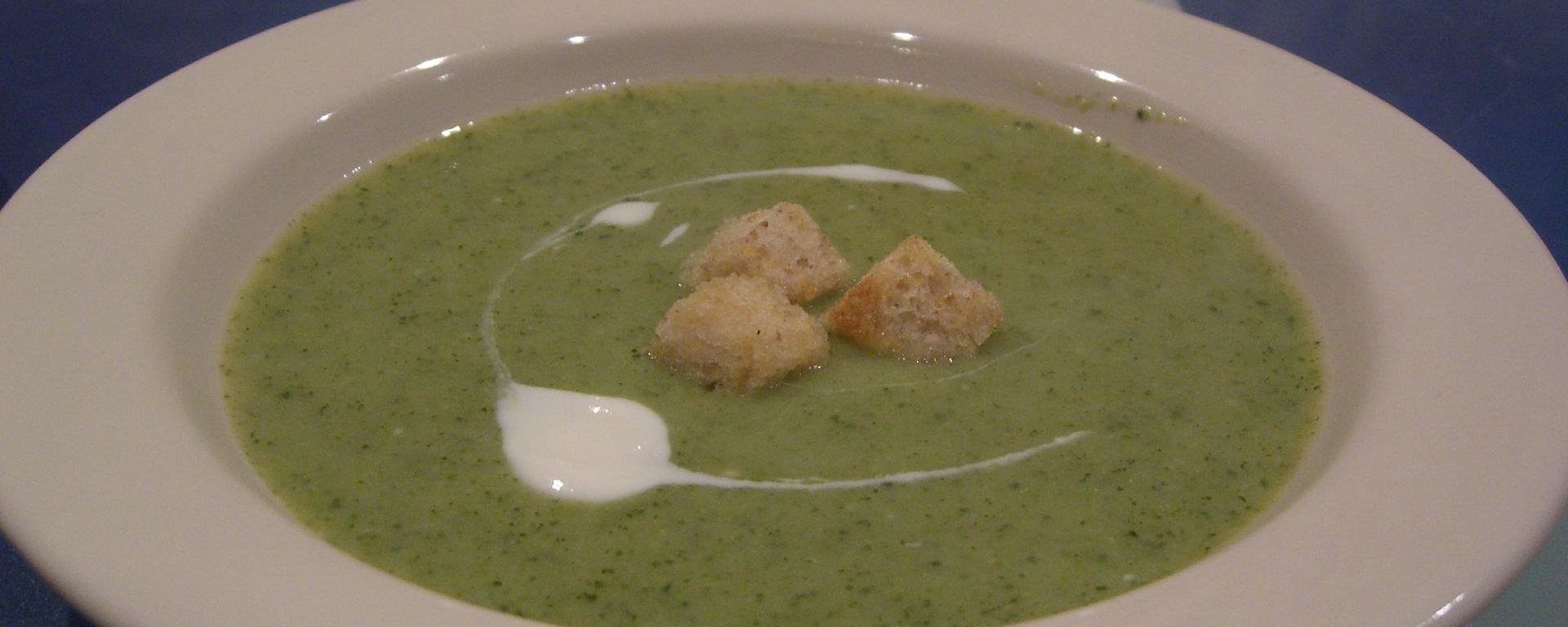 Cream of broccoli soup