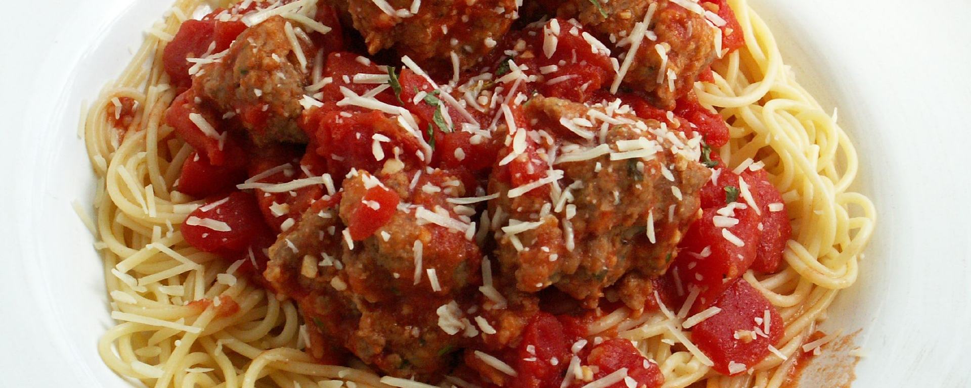 Spaghetti and meatballs