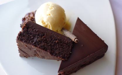 Flourless chocolate cake