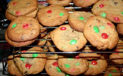 M&M cookies